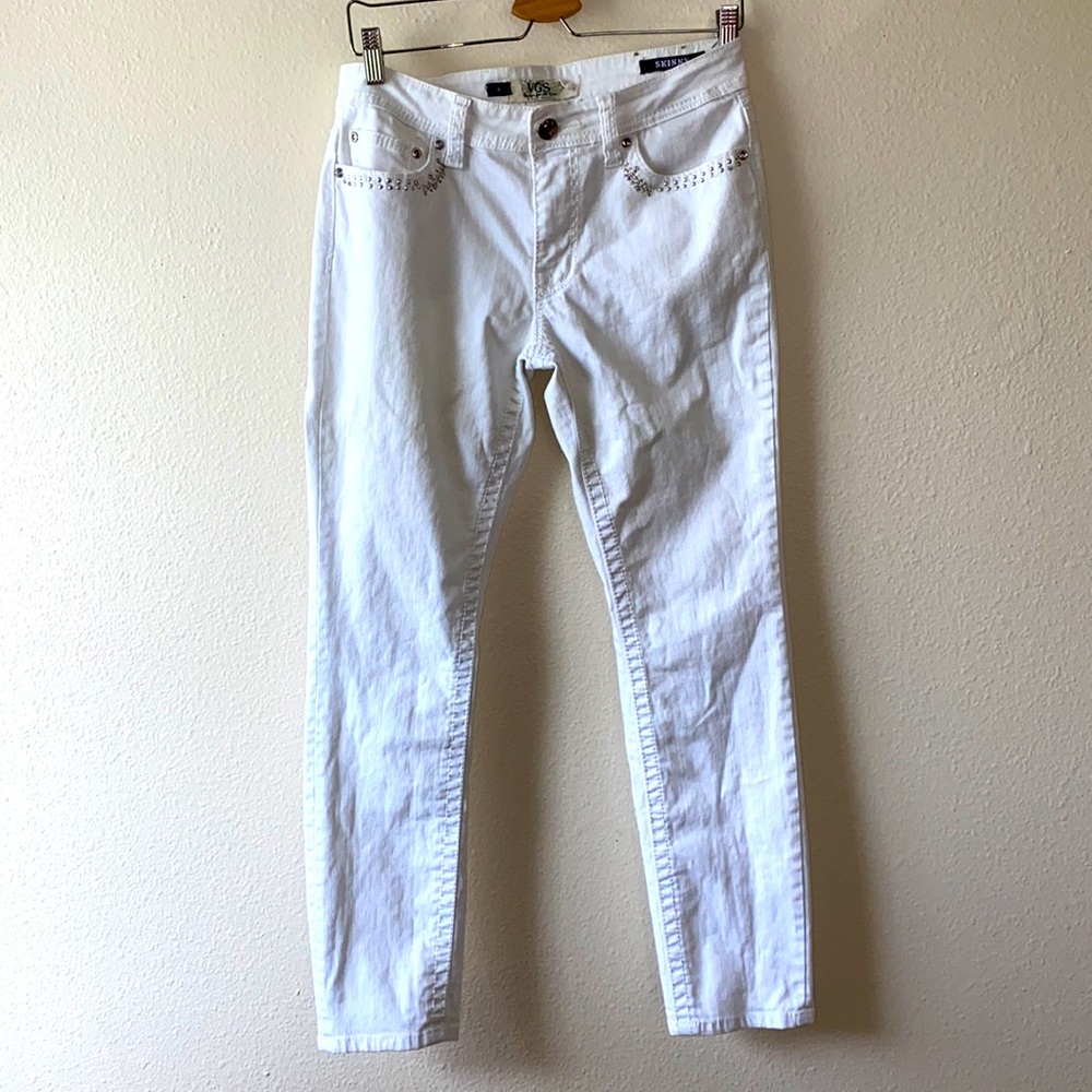 VGS White Stretch Denim -Skinny Jeans -6-